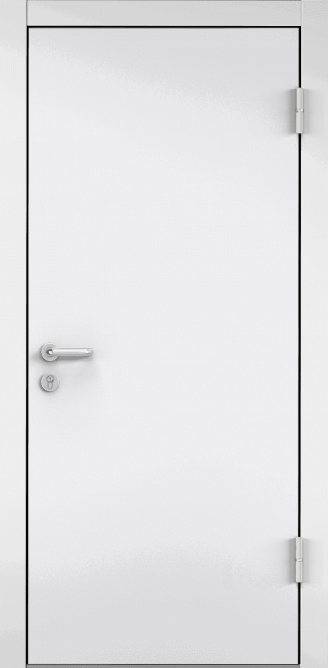 Дверь противопожарная EI 60, Порошково-полимерное покрытие, —, RAL 9016 белый в Томске